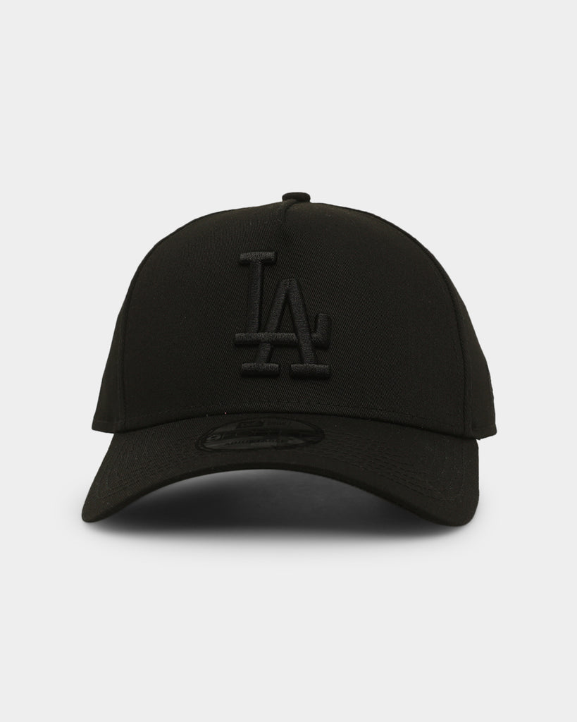 New Era Los Angeles Dodgers 9FORTY A-Frame Snapback Black/Black ...