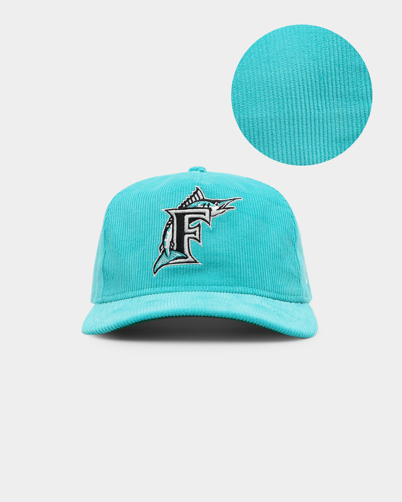 Miami Florida Marlins OLD SCHOOL CORDUROY SIDE-PATCH Teal Fitted