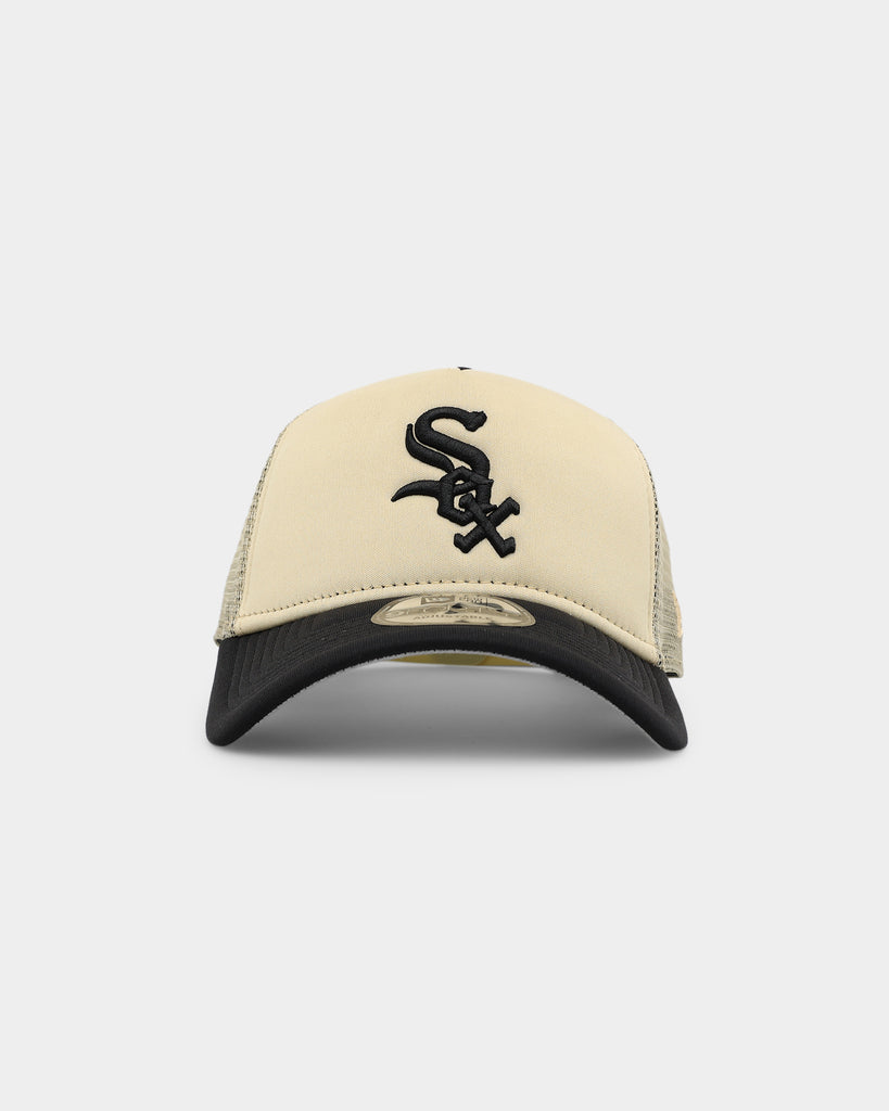 Official New Era MLB Drip Logo Chicago White Sox Black Tee