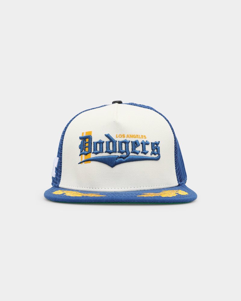 Pro Standard Los Angeles Dodgers Roses Snapback Hat (Royal Blue)