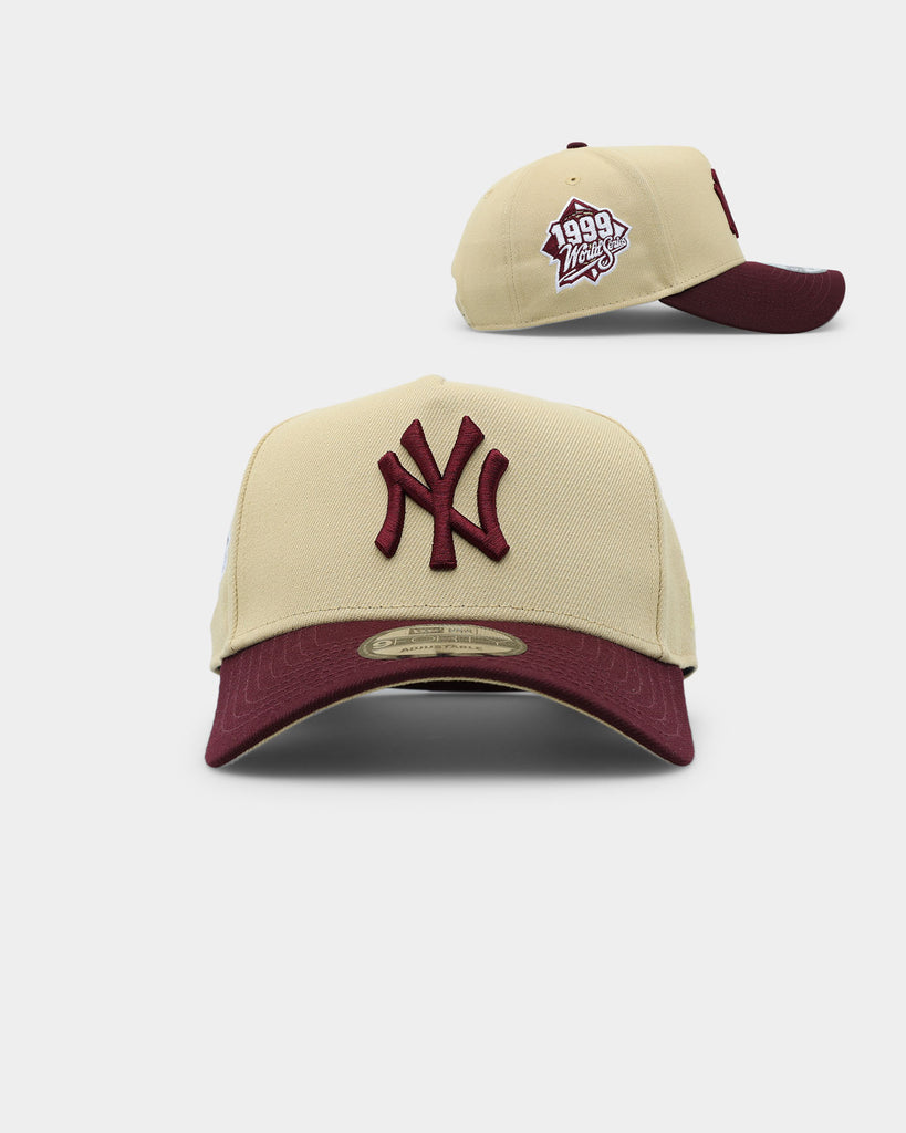 Vegas Gold New York Yankees New Era A-Frame Trucker 9FORTY Snapback