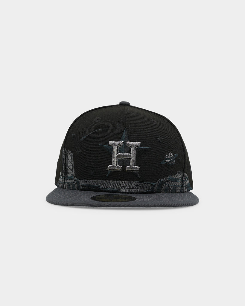 Houston Astros New Era Planetary 59FIFTY Fitted Hat - Black