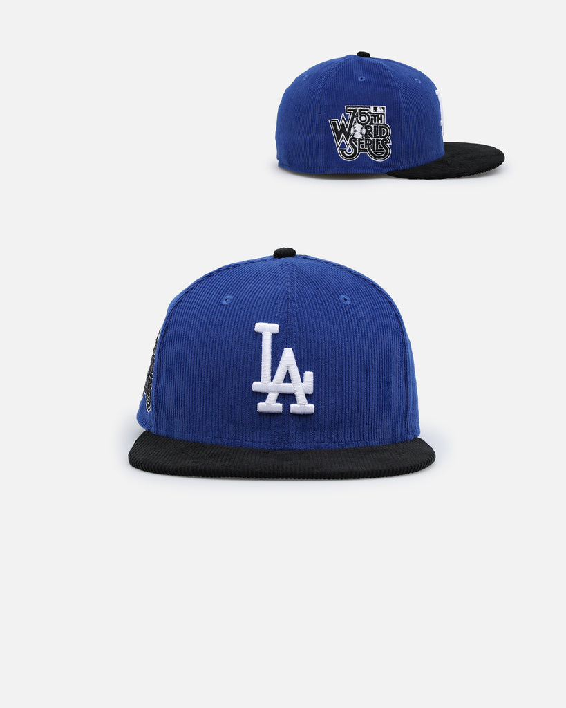 Los Angeles Dodgers New Era Team Corduroy Visor 59FIFTY Hat 8