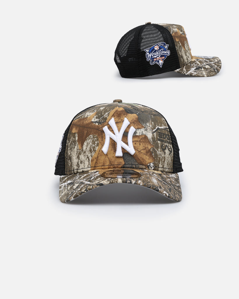 Vegas Gold New York Yankees New Era A-Frame Trucker 9FORTY Snapback