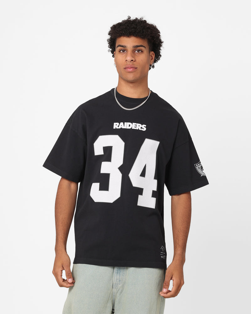 Mitchell & Ness Los Angeles Raiders Script T-Shirt Faded Black