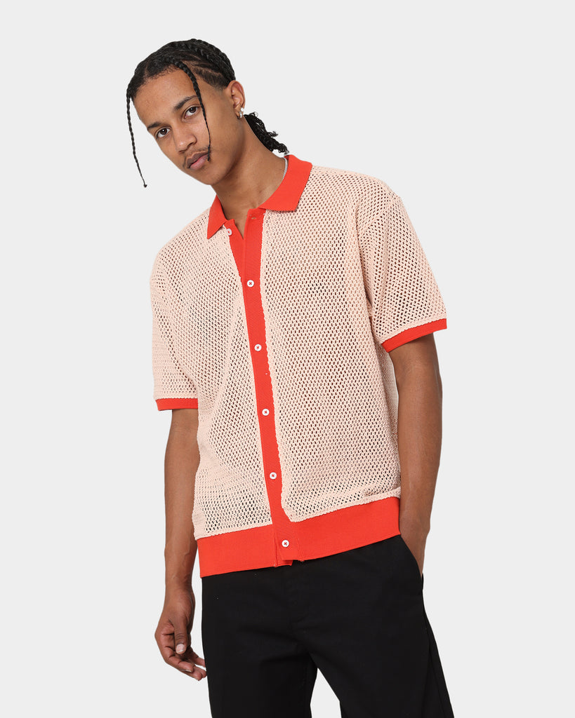 Men's Short Sleeve Knit Sports Shirt - Modern Polo Vintage