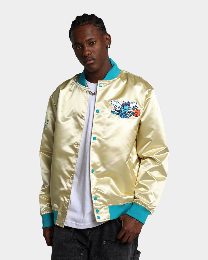 Mitchell & Ness Lightweight Satin Jacket Blue- Mens- Size XXL