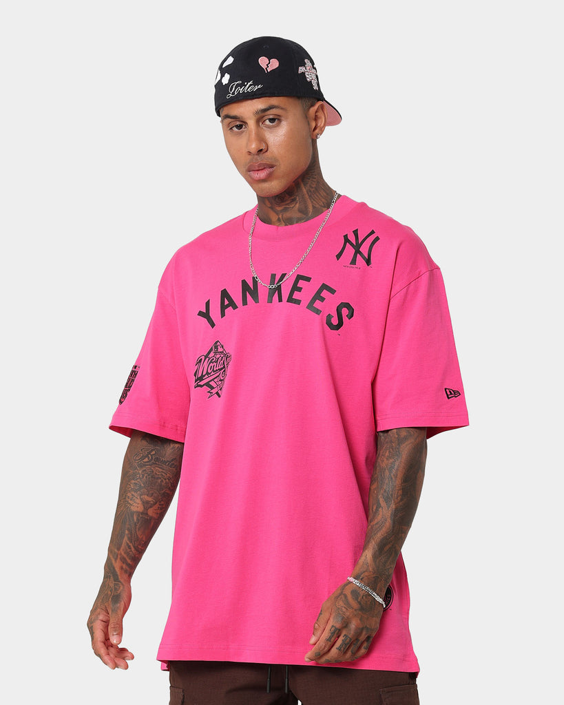 New Era New York Yankees 'Tropical Punch Script Pack' Oversized T-Shirt Hot  Pink