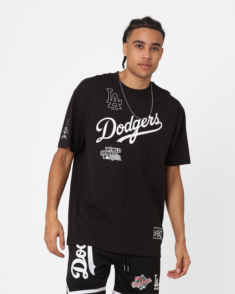 LA Dodgers MLB League Essential Black Oversized T-Shirt