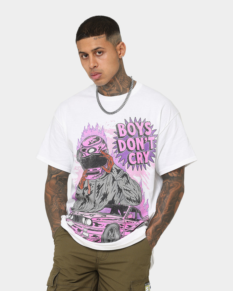 Goat Crew Boys Don't Cry T-Shirt White | Culture Kings US