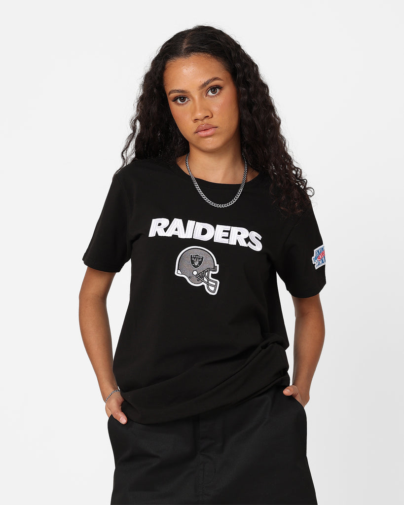 Las Vegas Raiders NFL Script Black Oversized T-Shirt