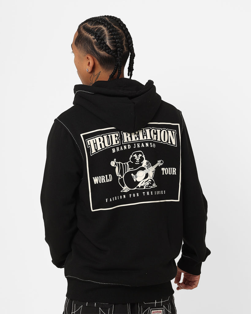 True Religion L/S Contrast Stitch Big T Fashion Hoodie Jacket