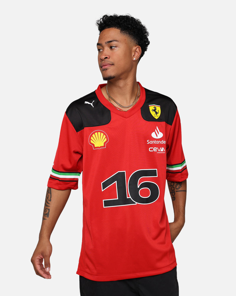 Puma X Scuderia Ferrari Charles Leclerc American Football Jersey