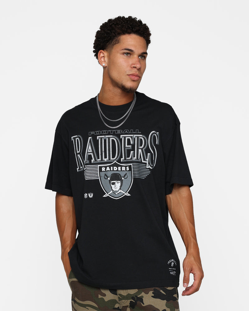 Mitchell & Ness Los Angeles Raiders Script T-Shirt Faded Black