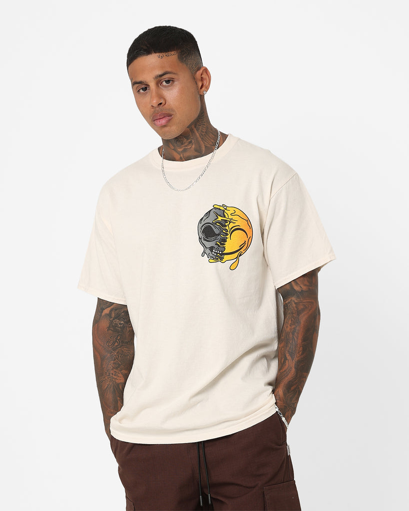 Goat Crew Smiley Skull Vintage T-Shirt Off White | Culture Kings US