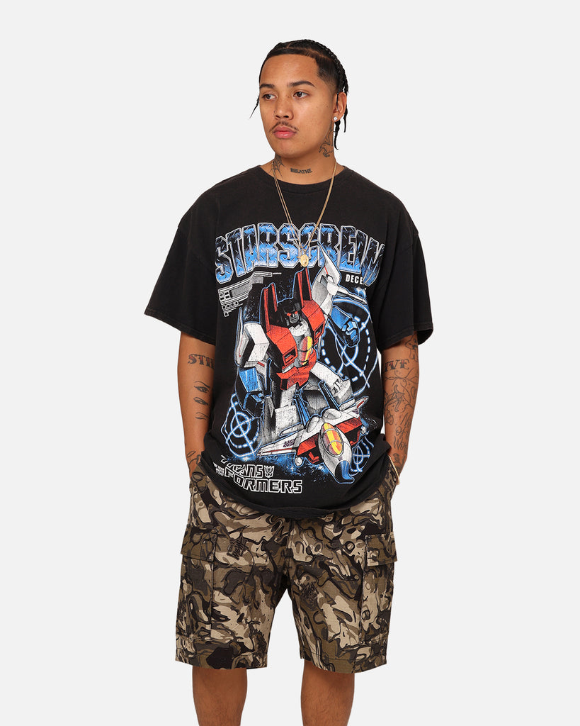 Goat Crew X Transformers Starscream Vintage T-Shirt Black Wash ...