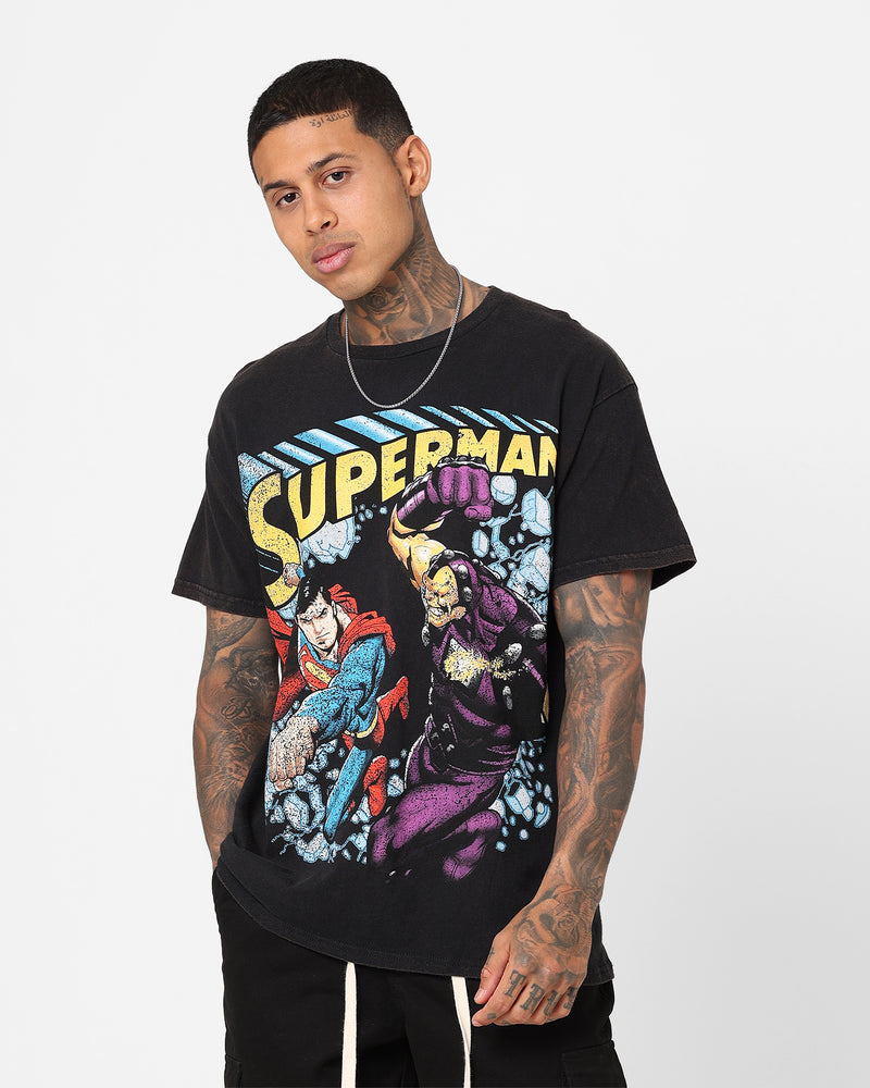 Los Angeles Lakers Global DC Superman Basketball Graphic T Shirt