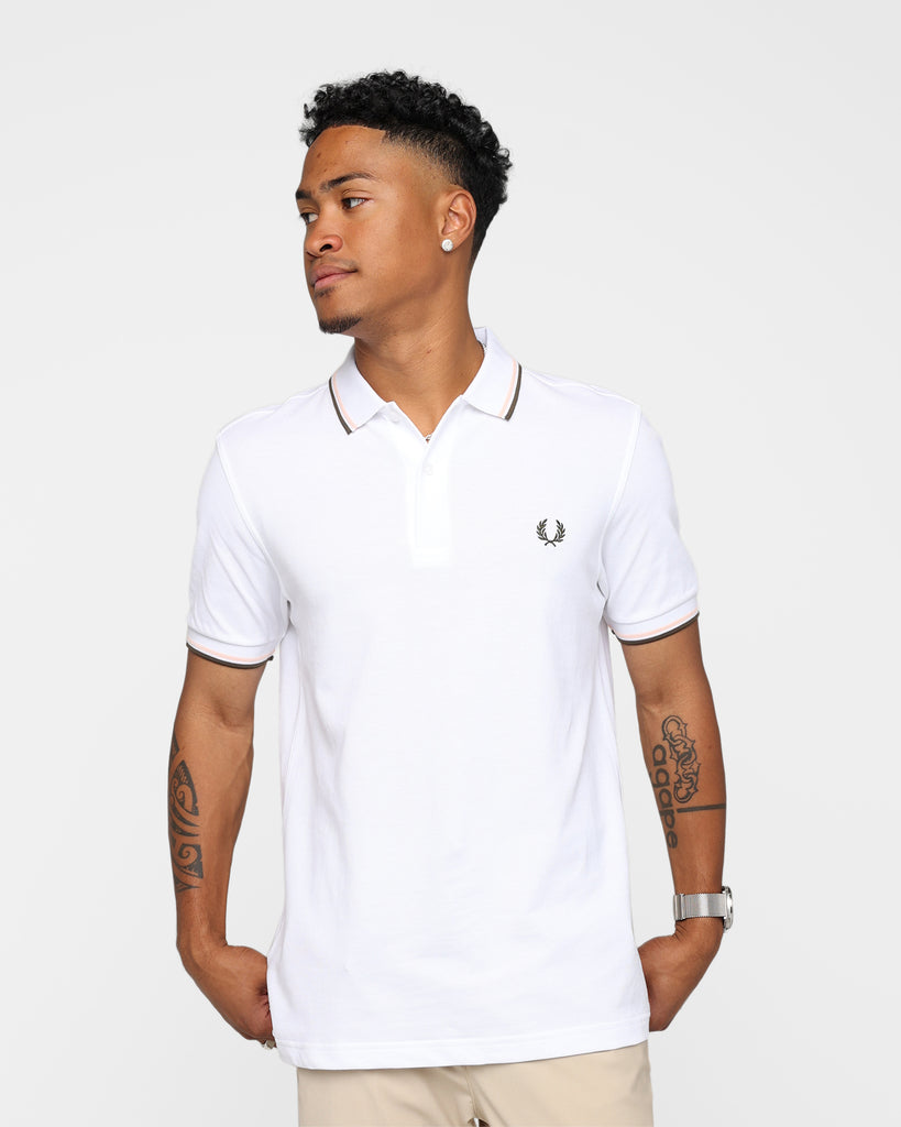 Polo Hombre FRED PERRY TWIN TIPPED MEN SHIRT Light Ice/Field Green