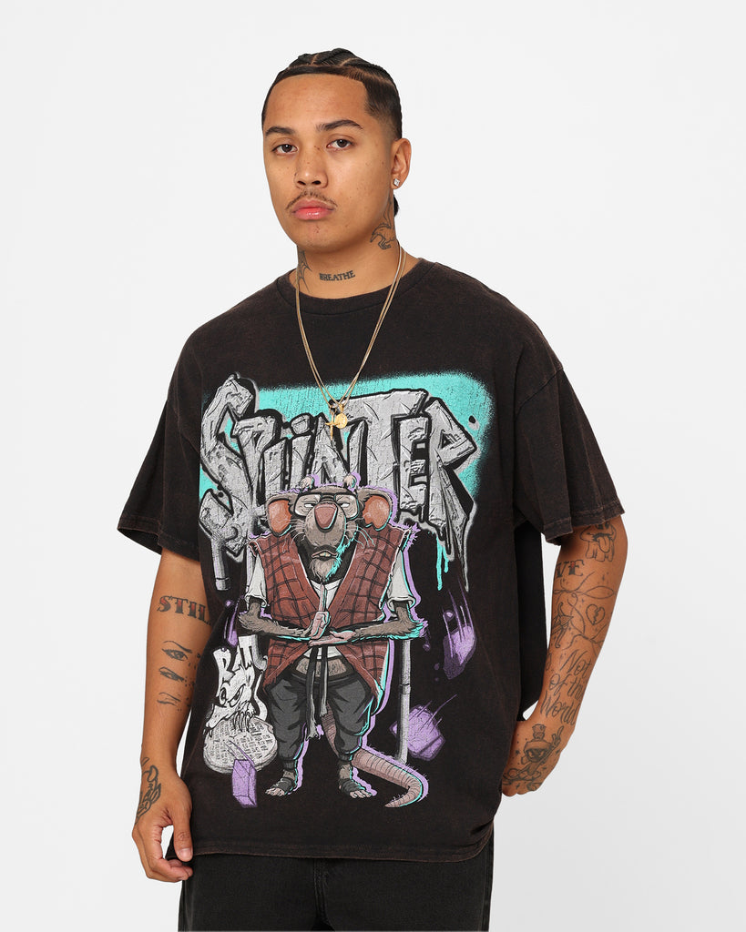Goat Crew X Teenage Mutant Ninja Turtles Splinter Vintage T-Shirt Blac ...