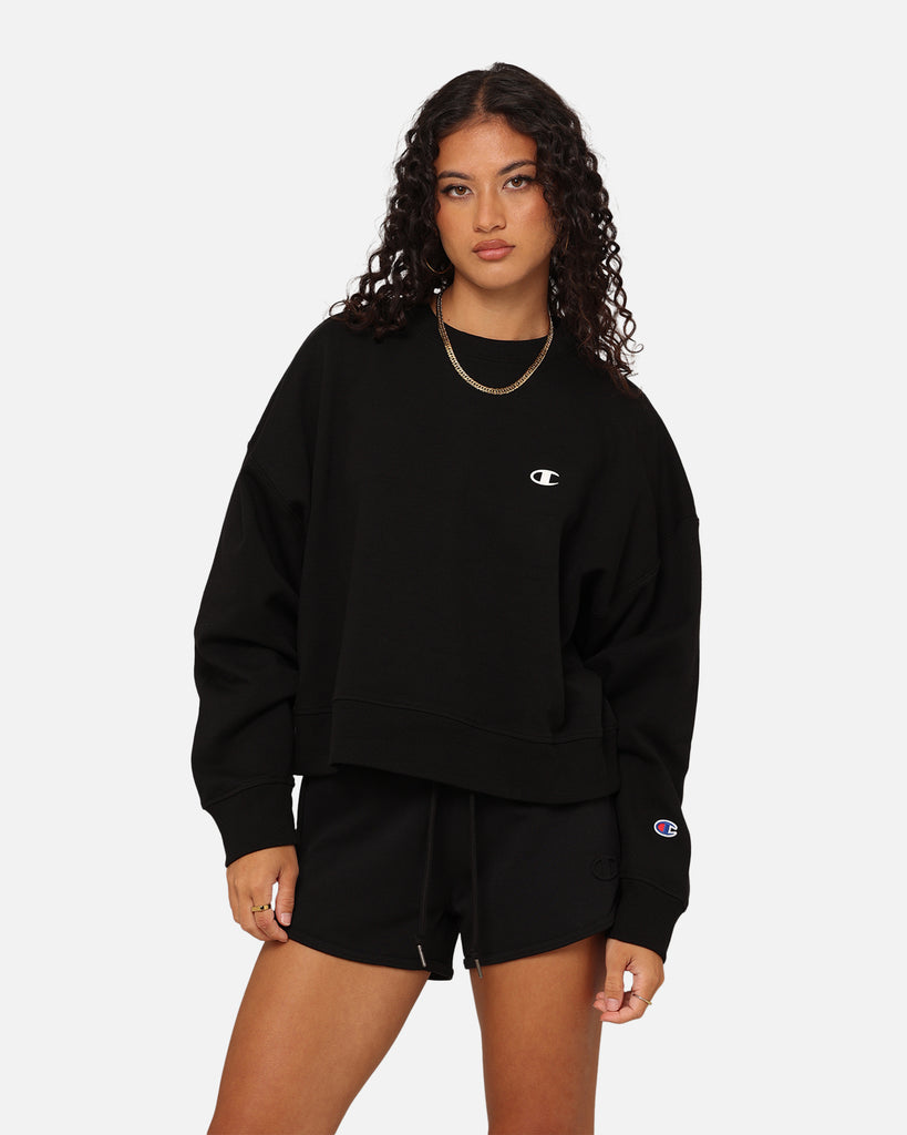 Champion Women's Rochester Base Crewneck Black | Culture Kings US