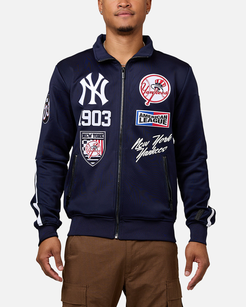 Pro Standard New York Yankees Fast Track Jacket Midnight Navy | Culture  Kings US