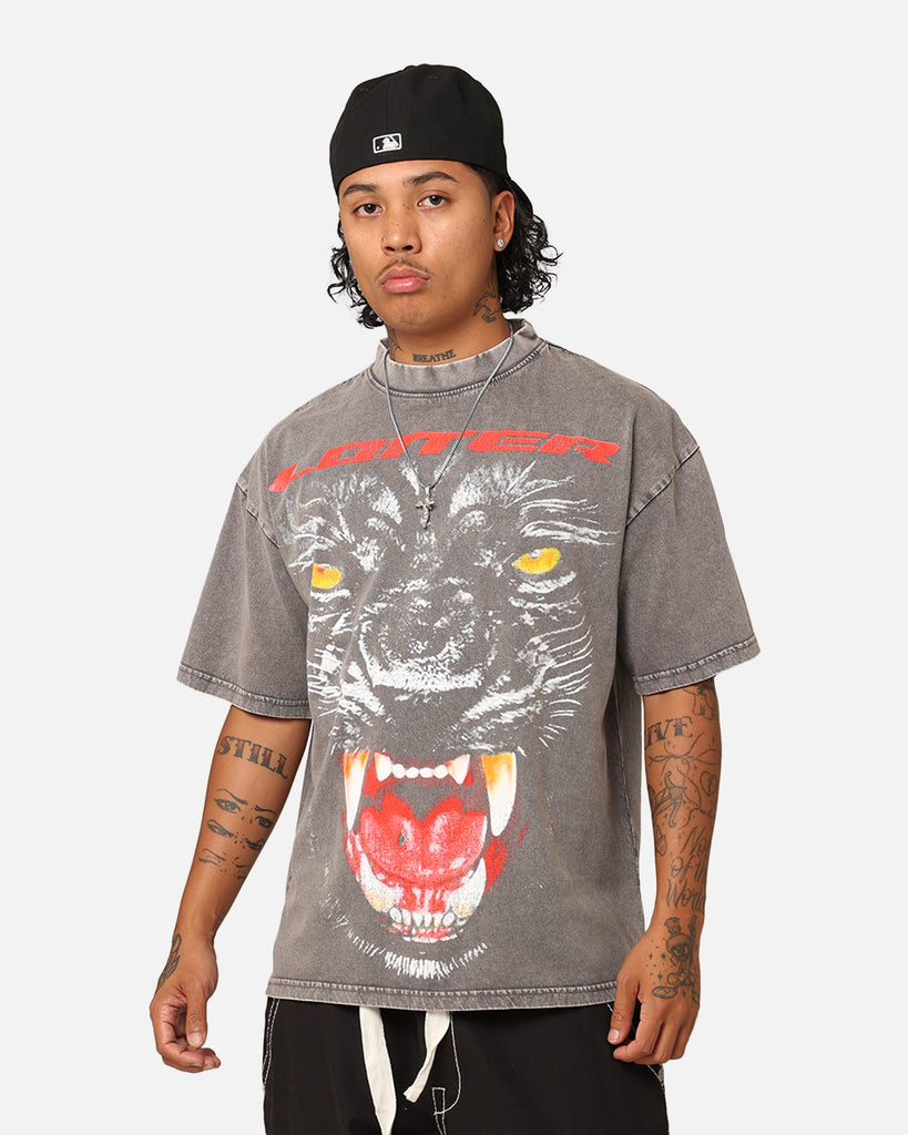 Loiter Urban Beast Vintage T-Shirt Charcoal | Culture Kings US