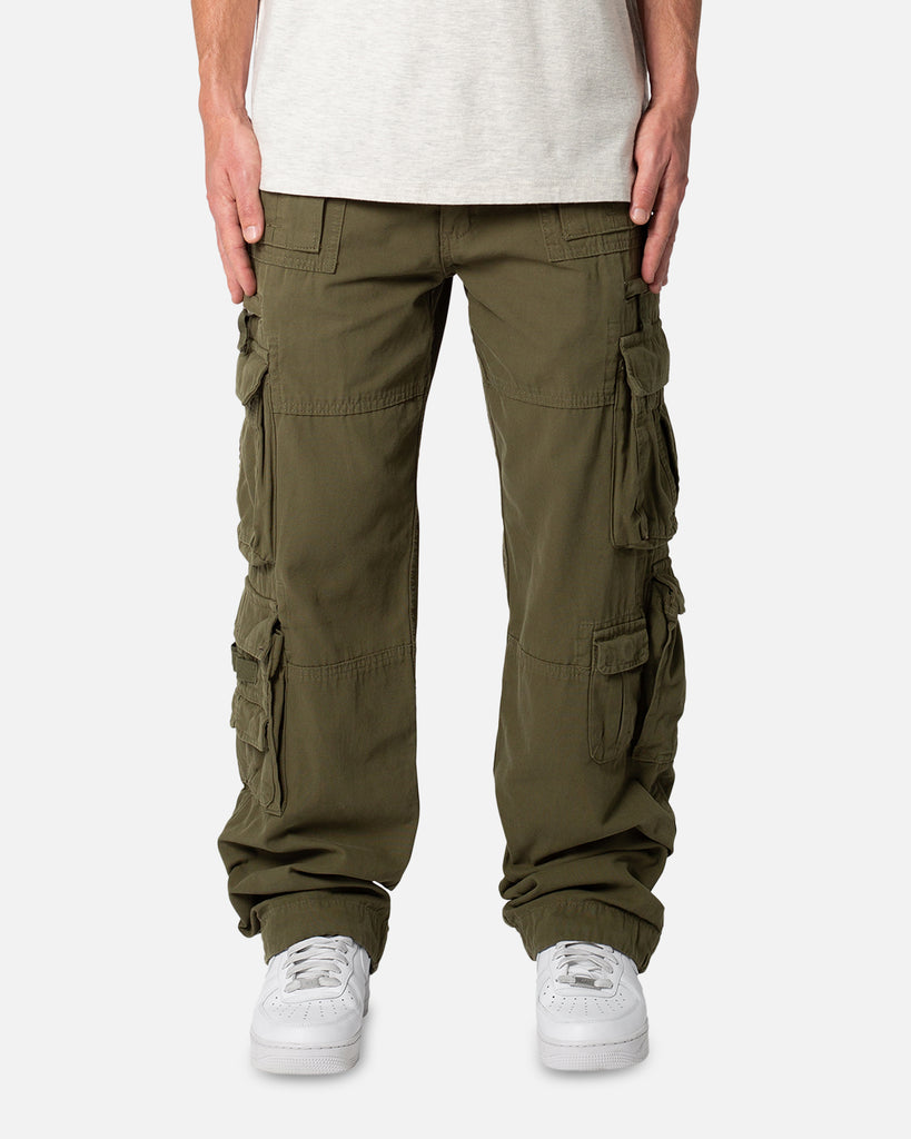 MNML Military Cargo Pants Olive | Culture Kings US