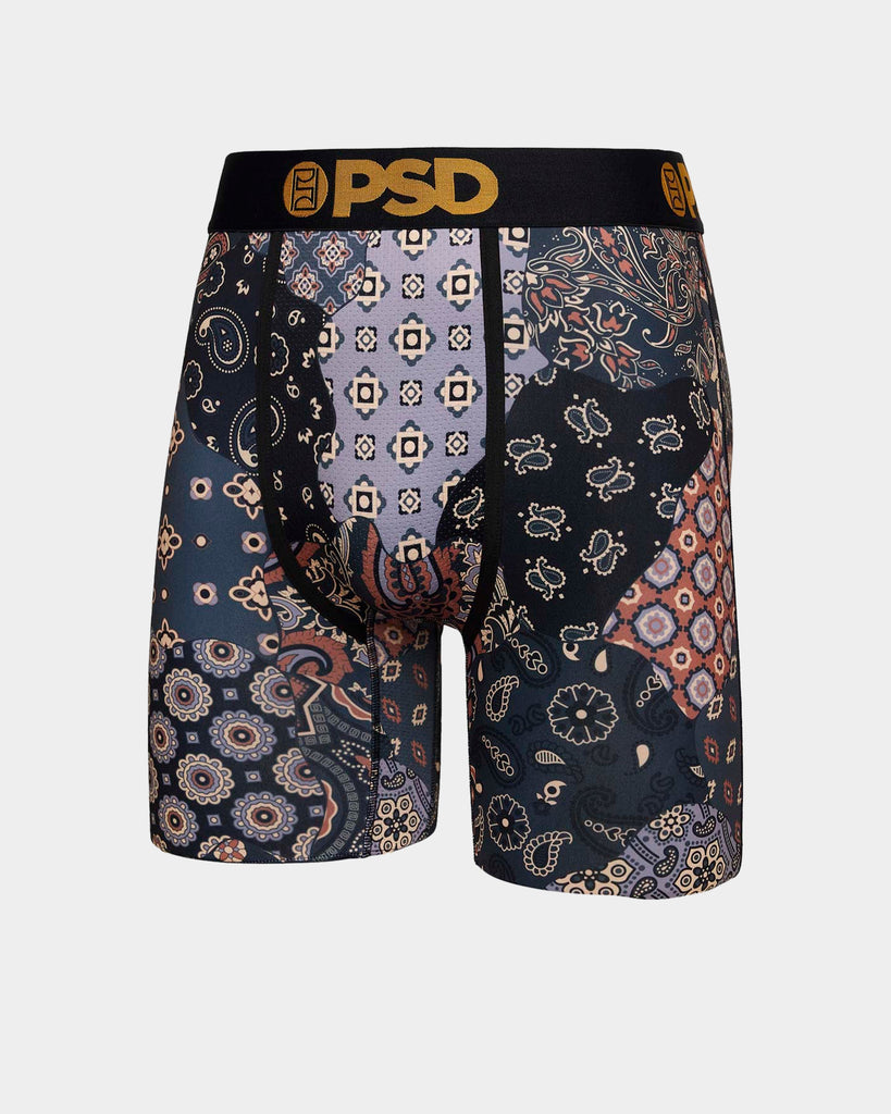 PSD Men's Dark Culture Boxer Briefs, Multi, S, Multi