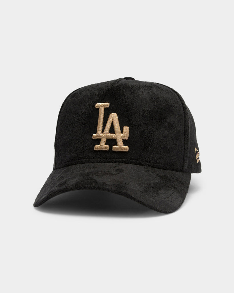 New Era Los Angeles Dodgers 'Black/Tan Suede' 9FORTY K-Frame Strapback |  Culture Kings US