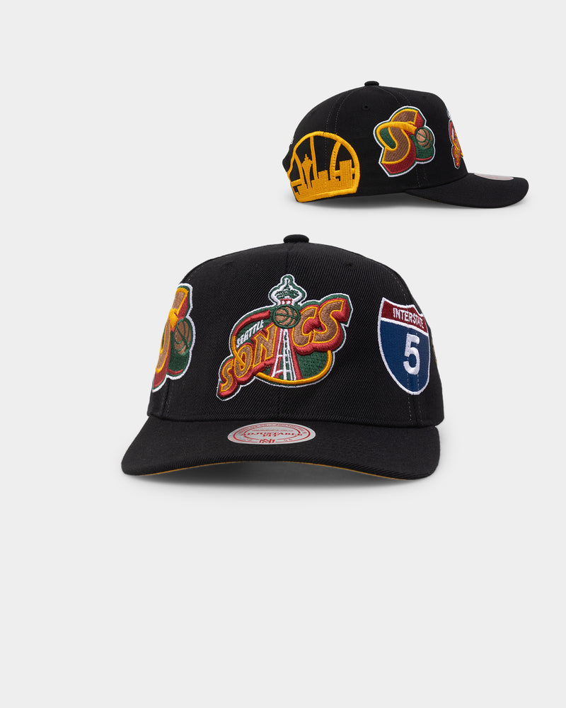 Mitchell & Ness Seattle Supersonics 'Highway' Pro Crown Snapback