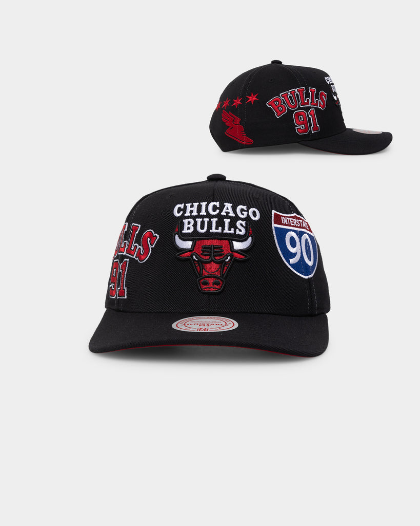 Mitchell & Ness Chicago Bulls 'Highway' Pro Crown Snapback Black