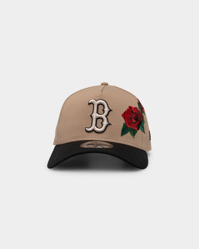 Boston Red Sox Womens Cap - Camel MLB Team Strapback - New Era