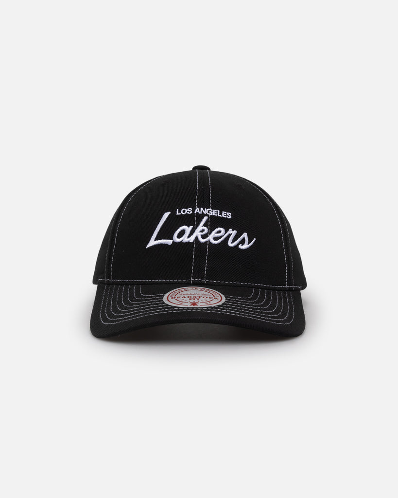 Mitchell & Ness Los Angeles Lakers Script Origin Snapback Black ...