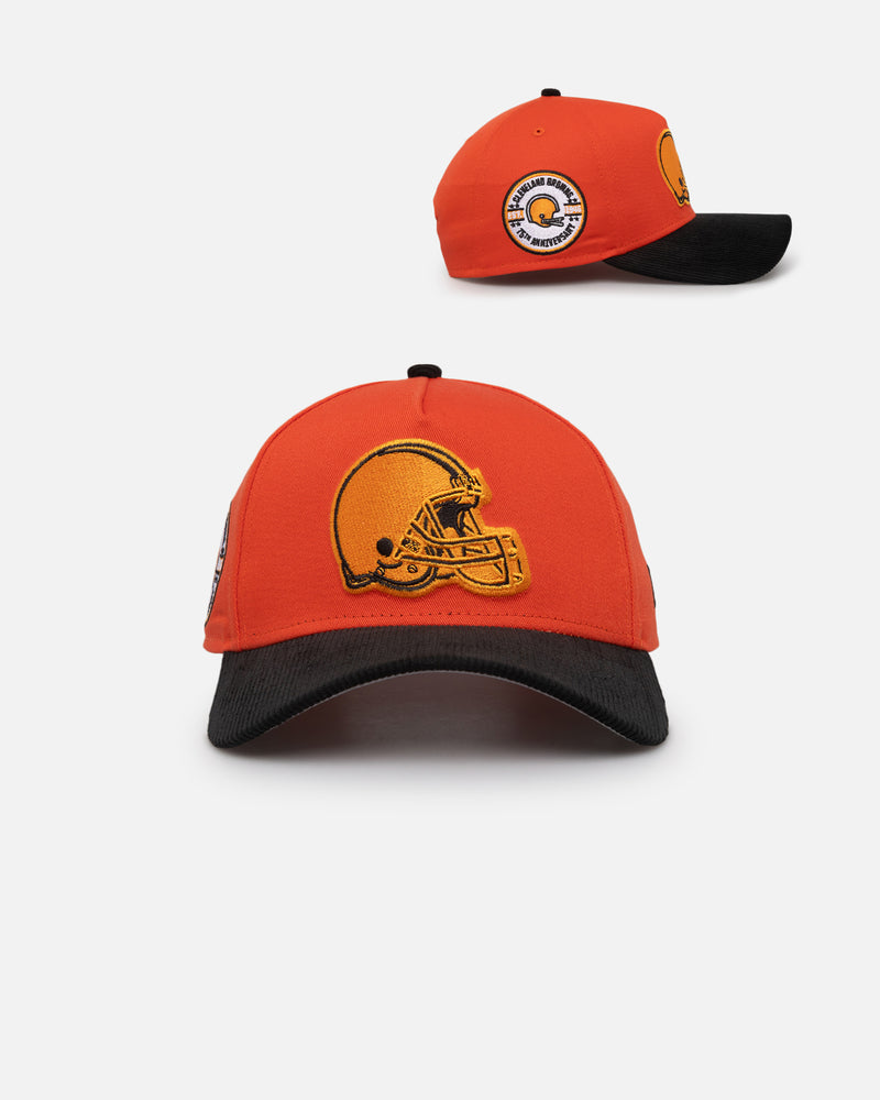 Cleveland Browns NFL UK New Era 9FORTY Trucker Snapback Hat - Orange –  UKASSNI