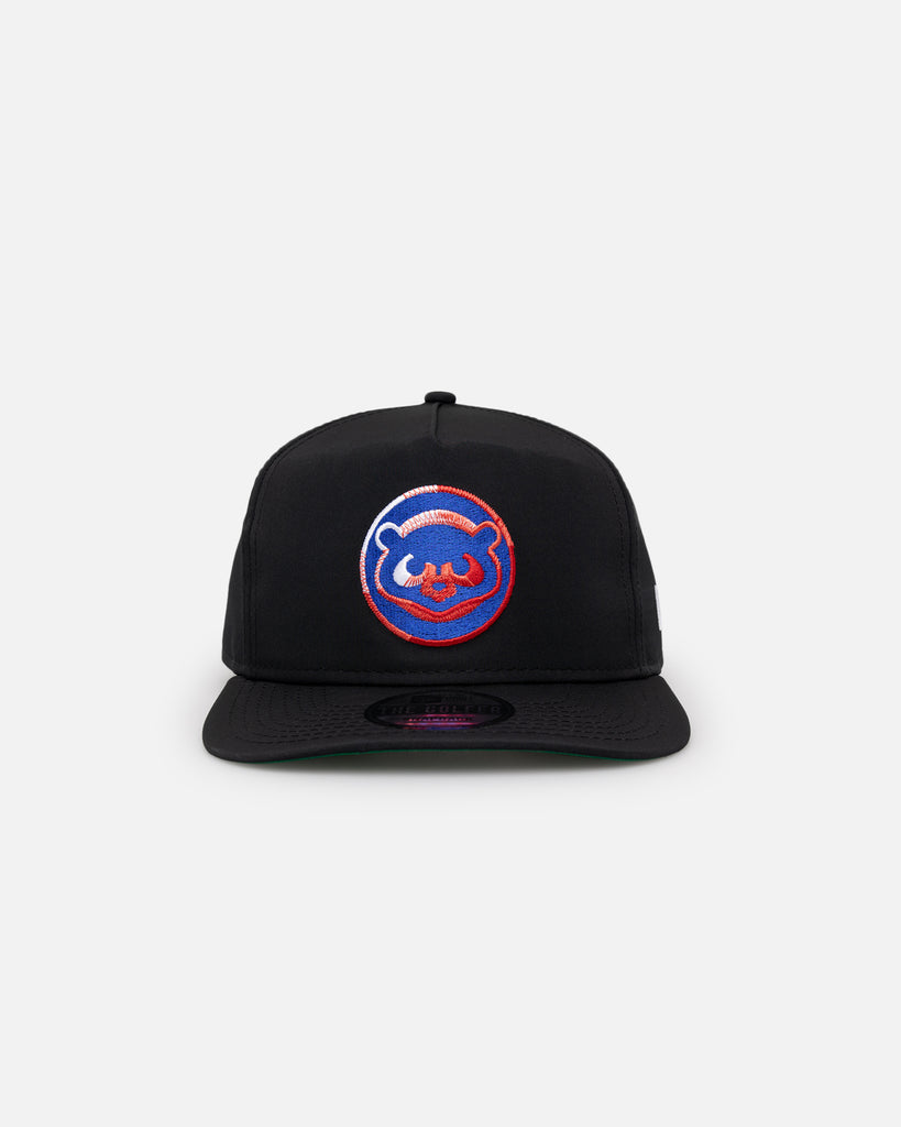 New Era Chicago Cubs Golfer Pre-Curved Snapback Black/OTC | Culture ...