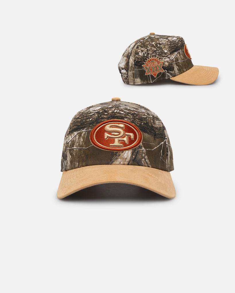 New Era San Francisco 49ers 'Real Tree Tan Suede' 9FORTY A-Frame Snapback  Real Tree