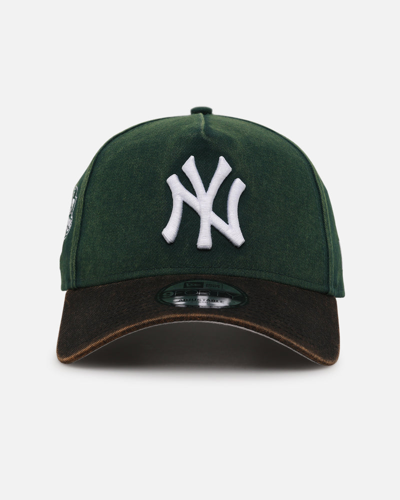 New Era New York Yankees 'Washed Green' 9FORTY A-Frame Strapback Green | Culture  Kings US