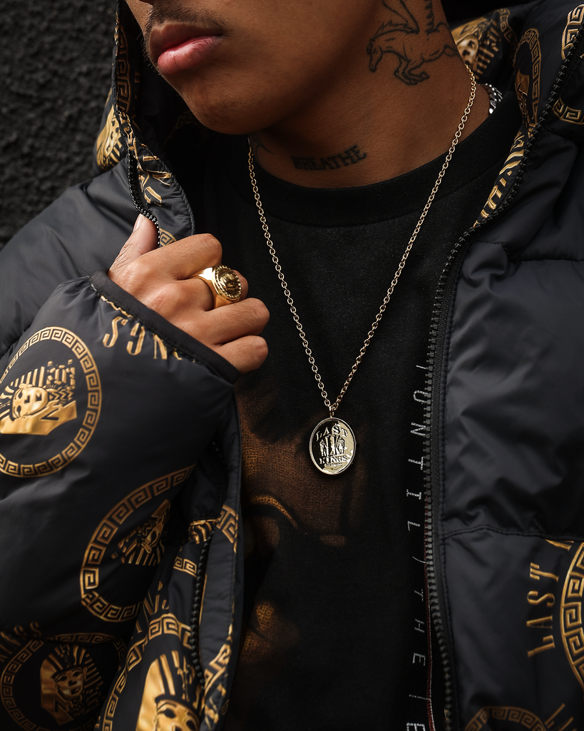 Last Kings Royalty Division Necklace Gold | Culture Kings US