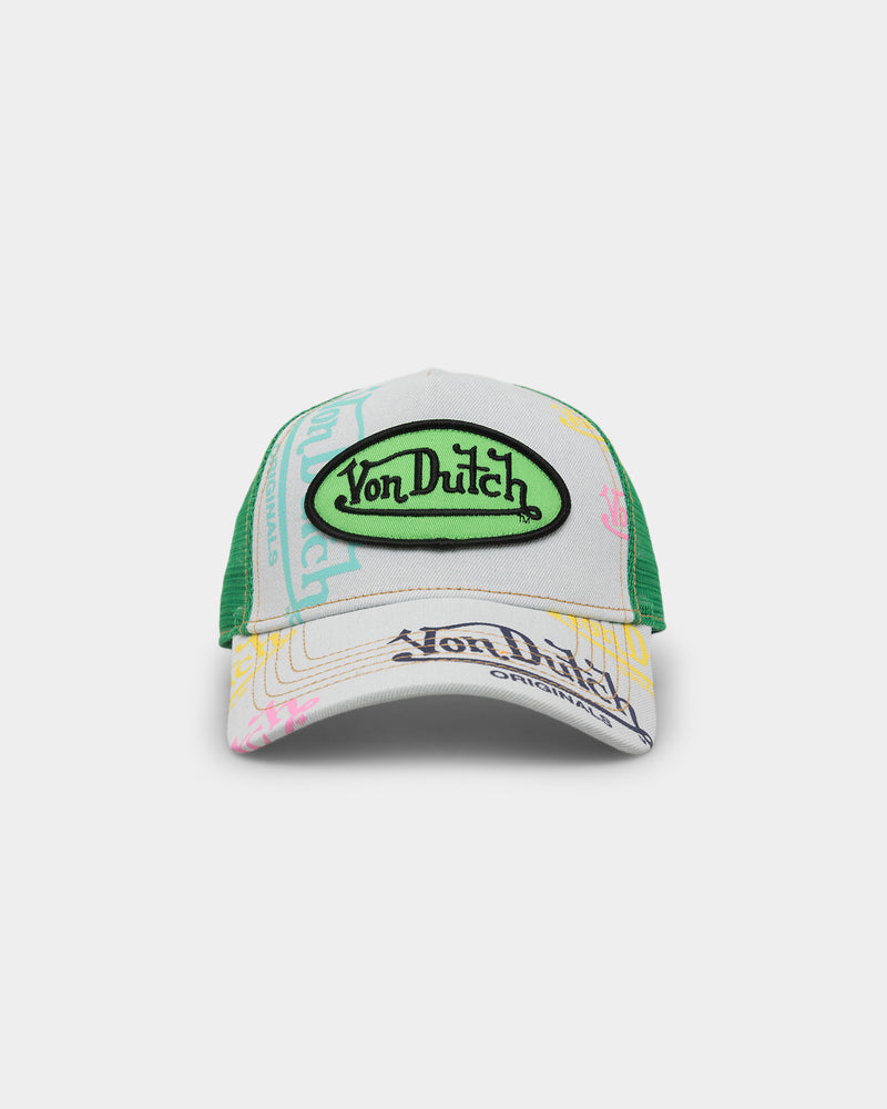 Lime Velvet Trucker