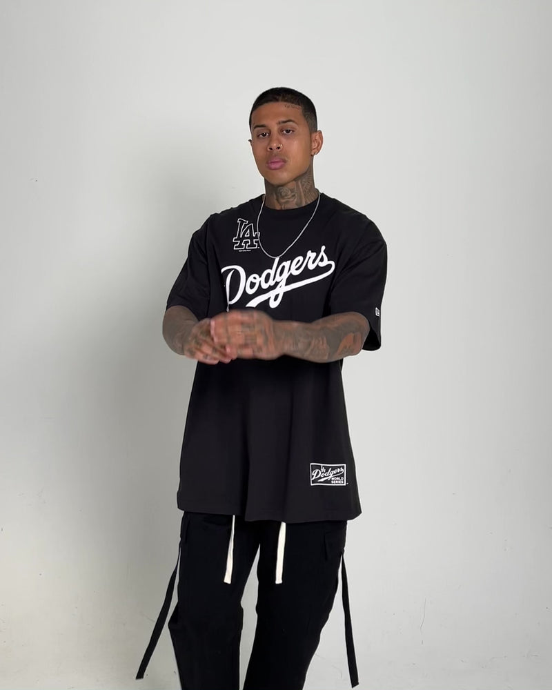 LA Dodgers Essentials Oversized Black T-Shirt
