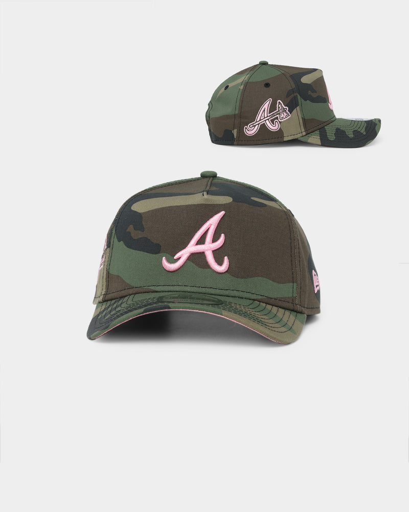 New Era Atlanta Braves 'Camo Twist' 59FIFTY Fitted Camo Pink