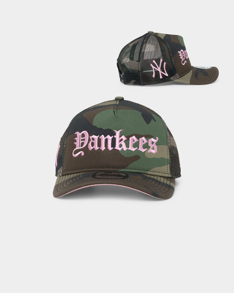 Camo Yankees Hat Bling Hats Ladies Hat. 