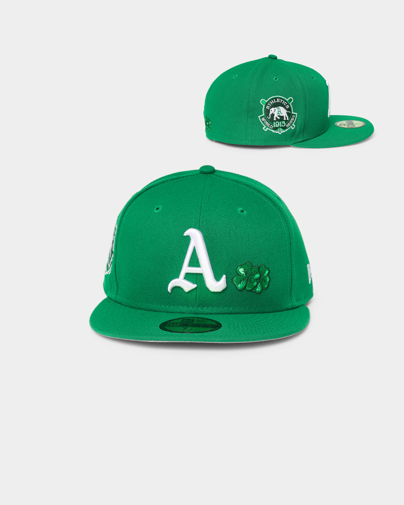 Women's Oakland Athletics New Era Green Contrast Sleeve Baby