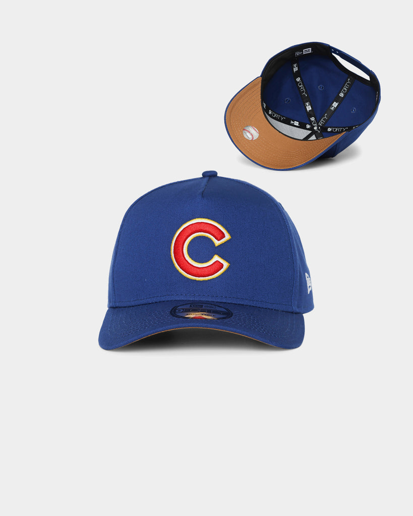 New Era 9FORTY A-Frame Chicago Cubs Snapback Hat - Light Blue