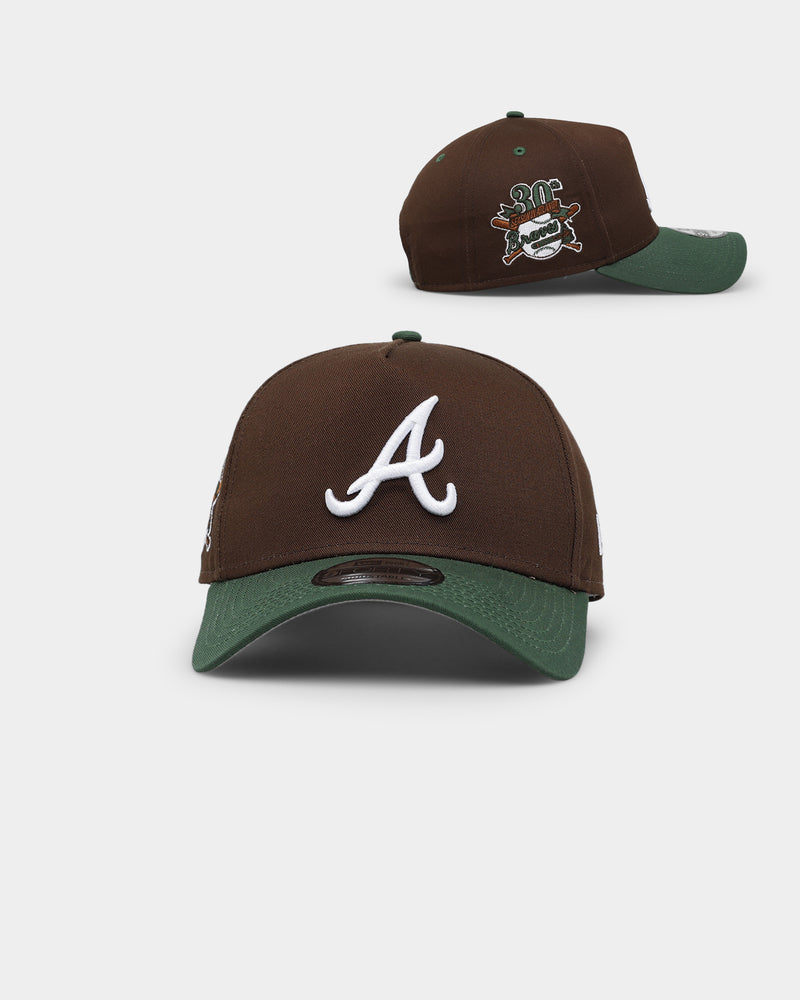 New Era Atlanta Braves 9FORTY Snapback Hat in Brown