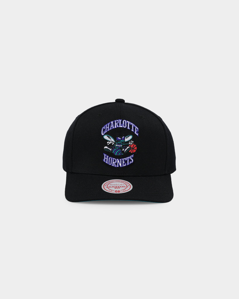 Mitchell & Ness Charlotte Hornets 'Wool Blend' Snapback Black | Culture ...