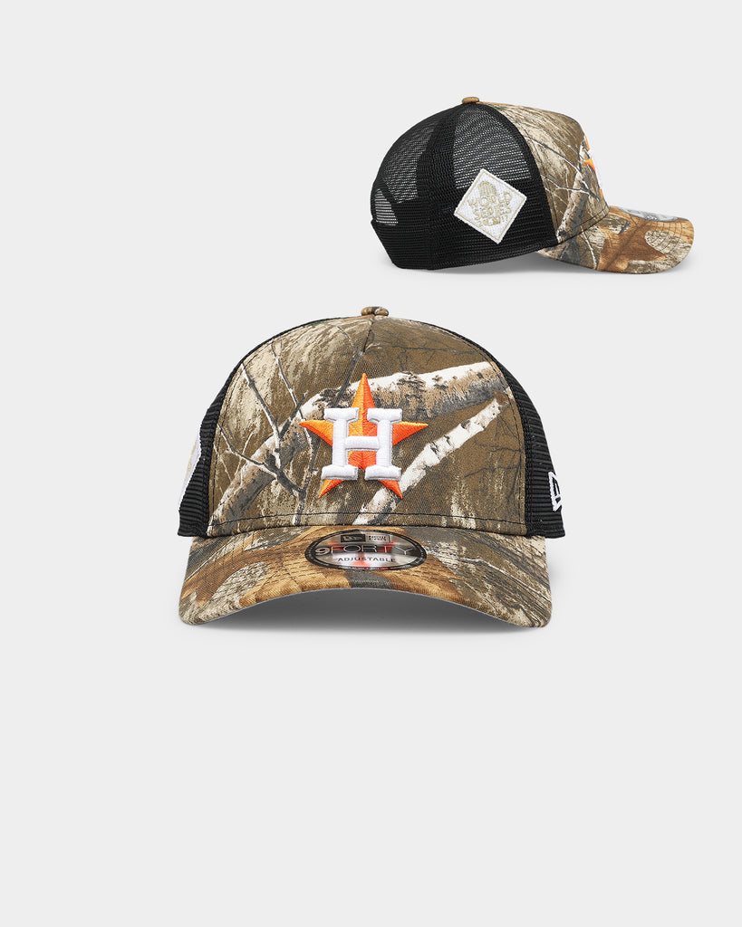 7 1/2 - Houston Astros Real Tree Camo Fitted Hat Exclusive Fitted