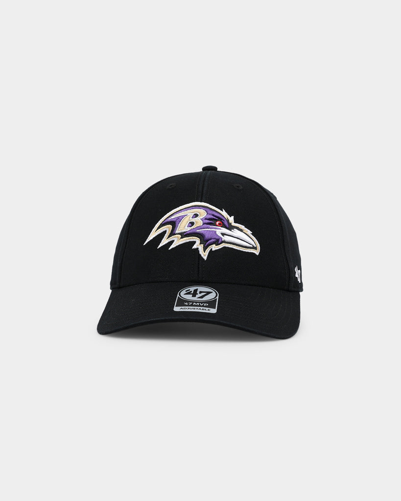 Vintage Baltimore Ravens Snapback Hat NFL apparel Black Purple Brim