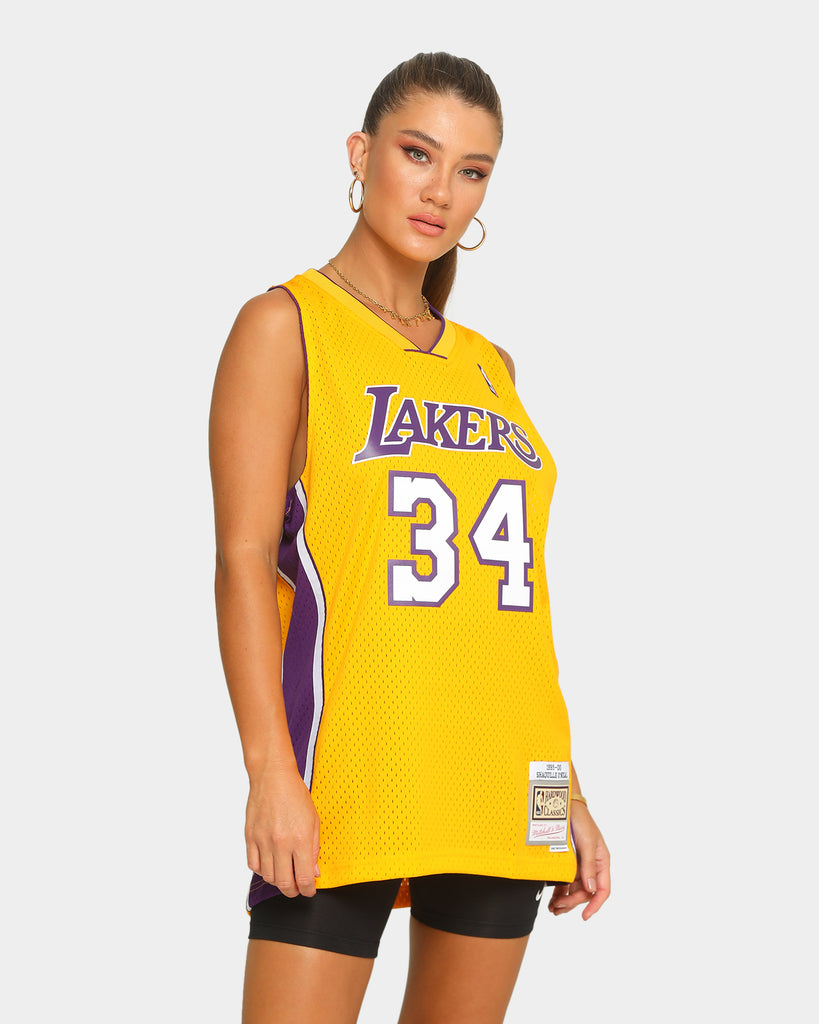 Mitchell & Ness Los Angeles Lakers Shaquille O'Neal #34 NBA Swingman ...