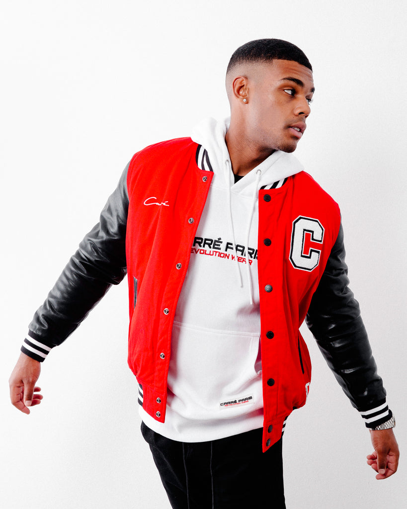Carre MVP Varsity Jacket Red/Black | Culture Kings US